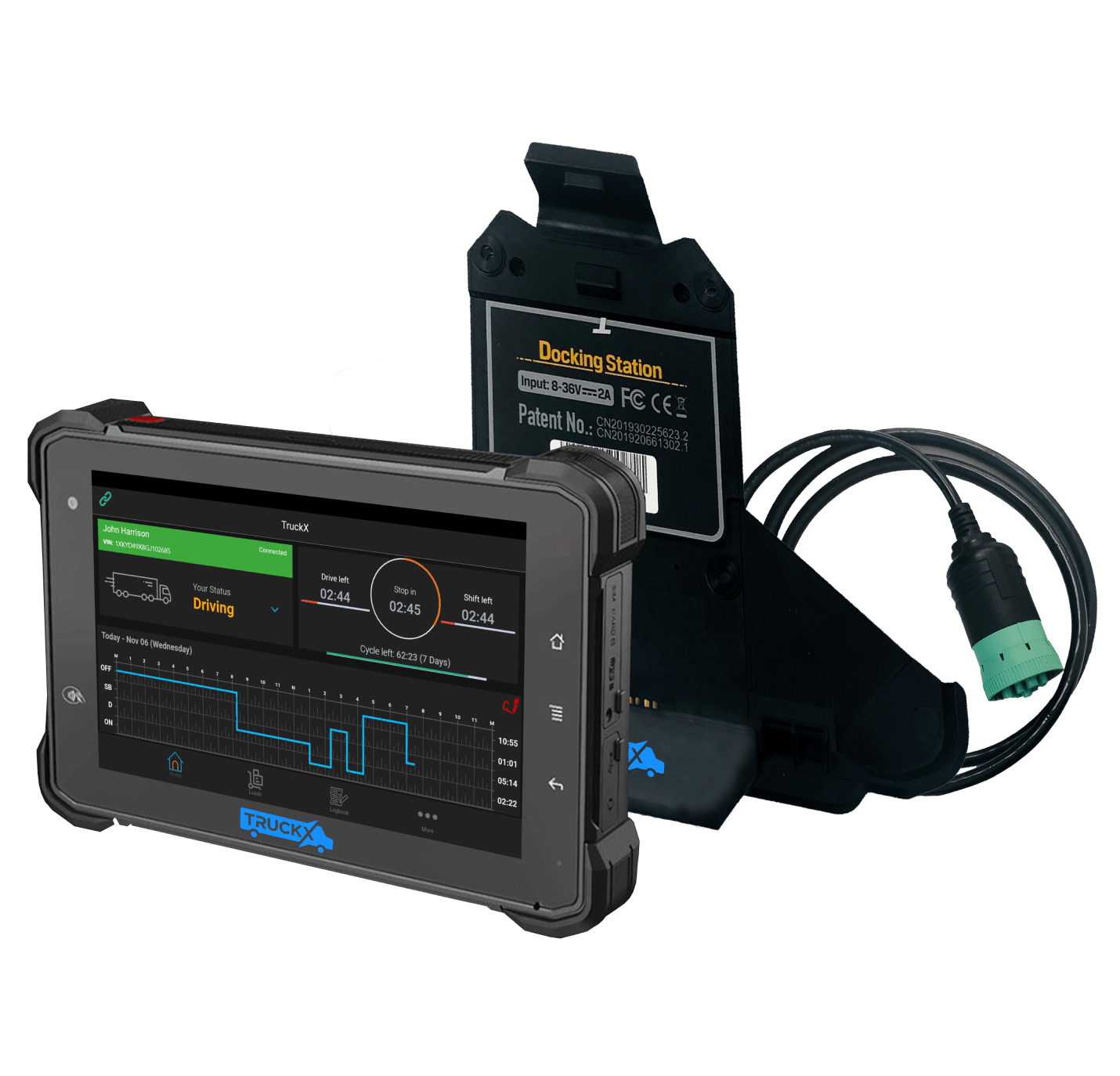 TruckX launches wired and ruggedized ELD for fleets